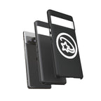 Positivestar Phone Case — Black Gloss Tough Case with White Shooting Star Logo
