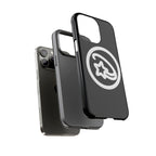 Positivestar Phone Case — Black Gloss Tough Case with White Shooting Star Logo