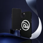 Positivestar Phone Case — Black Gloss Tough Case with White Shooting Star Logo