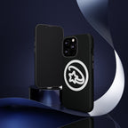 Positivestar Phone Case — Black Gloss Tough Case with White Shooting Star Logo