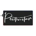 Positivestar LED Gaming Mouse Pad | RGB Illuminated Desk Mat