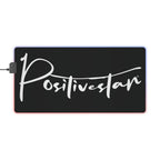 Positivestar LED Gaming Mouse Pad | RGB Illuminated Desk Mat