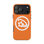Positivestar Phone Case — Black Gloss Tough Case with White Shooting Star Logo