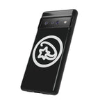 Positivestar Phone Case — Black Gloss Tough Case with White Shooting Star Logo
